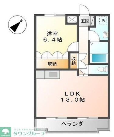 エルンテ・オーシモの物件間取画像